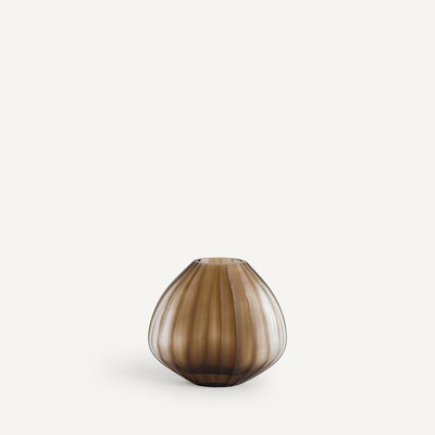 Vase Almora, Frostglas mit Rippenstruktur, kleines Modell AM.PM