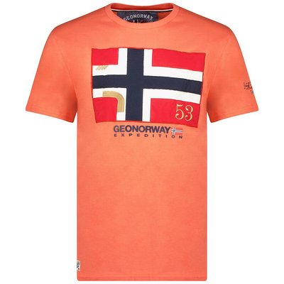 T-Shirt J-newflag, runder Ausschnitt GEOGRAPHICAL NORWAY