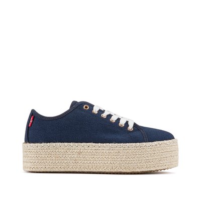 Basket plateforme femme bleu marine La Redoute
