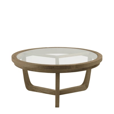Table basse en chêne BLANC D’IVOIRE