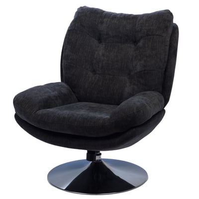 Fauteuil en tissu   avec piètement chromé Magnum AMADEUS