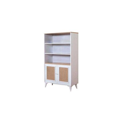 Buffet en aggloméré 2 portes Mount Haut : 90 x 41 x 158 cm HANAH HOME