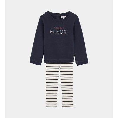 Ensemble Sweat Legging Angrid En Coton Bio CADET ROUSSELLE