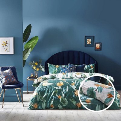 Tigerlily Cotton Mix Duvet Cover and Pillowcase Set FURN.