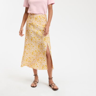 Long Flared Skirt in Floral Print LA REDOUTE COLLECTIONS
