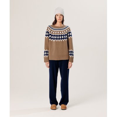 Pull jacquard en cachemire RODIER