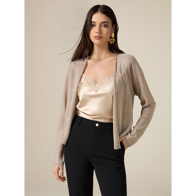 Cardigan doré femme online