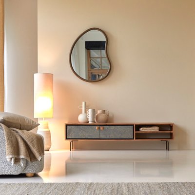 Meuble TV en acacia 160 cm TEMIS TIKAMOON
