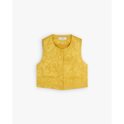 Gilet cropped jacquard SCALPERS