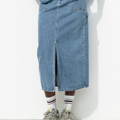 Jupe midi en jean brut PROMOD