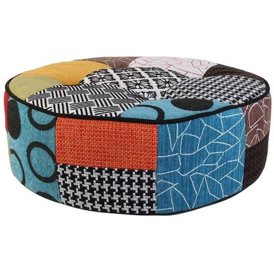 Pouf rond patchwork 50 cm CMP