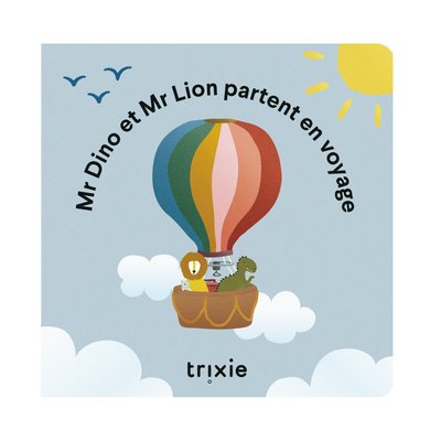 Livre de conte Dino et Lion partent en voyage - Trixie TRIXIE