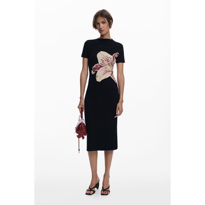 Robe longue orchidée DESIGUAL