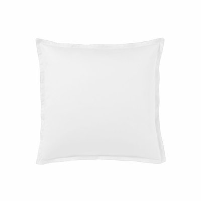 Taie d'oreiller unie en satin de coton, TEOPHILE ALEXANDRE TURPAULT