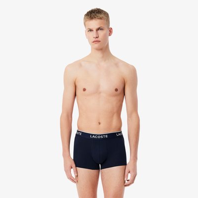 Lot de 3 boxers courts coton LACOSTE