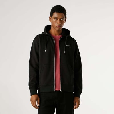 Sweat-Shirt À Capuche Et Fermeture Éclair Coupe Regular PEPE JEANS
