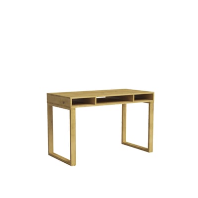 Bureau en sapin massif marron clair - NORA HANNUN