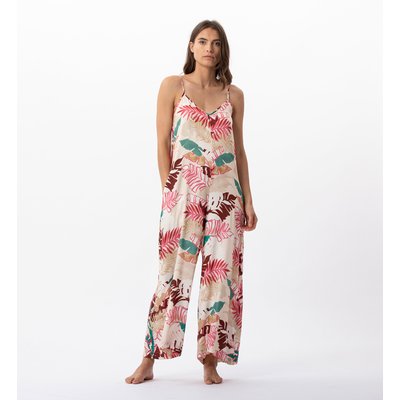 Combi pantalon imprimé fleurs en 100% viscose CAMÉLIA 720 LE CHAT