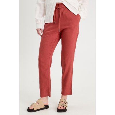 Pantalon droit fluide contenant du lin CACHE CACHE