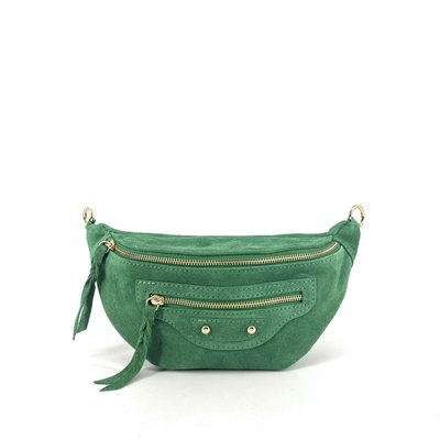 Sac banane en cuir nubuck LOUKA OH MY BAG