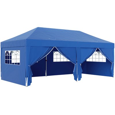 Tonnelle barnum pliant pop-up 5,85L x 2,95l x 2,7H m OUTSUNNY