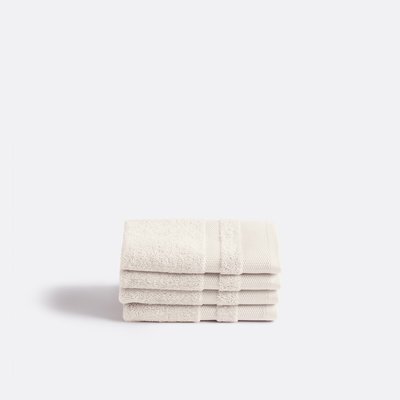 Set of 4 Kheops 100% Combed Cotton Guest Towels LA REDOUTE INTERIEURS