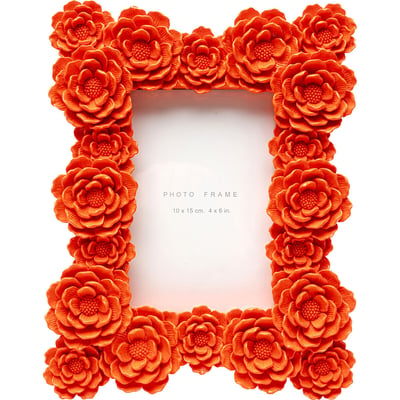 Cadre photo Flowerdream orange 10x15cm KARE DESIGN