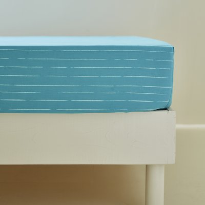 Drap housse imprimé OCEAN SYLVIE THIRIEZ