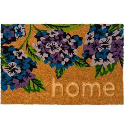 Paillasson coco lavandes home 60x40x1.5cm WADIGA