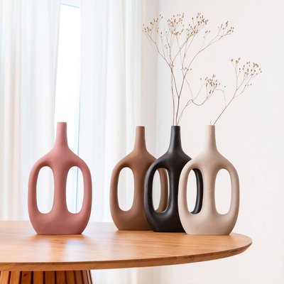 Vase soliflore rose en aluminium  PIVOINE MADE IN MEUBLES 