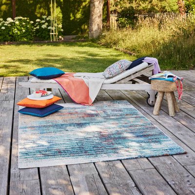 Tapis intérieur extérieur motif abstrait , ELOUISA ESPRIT
