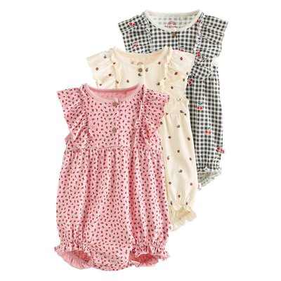 Barboteuse bébé avec manches, lot de 3 NEXT