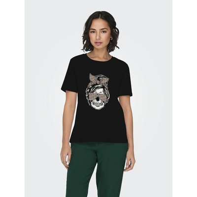 Tee shirt col rond manches courtes ONLY