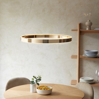 Gem 1 Pendant Light in French Gold Finish SO'HOME