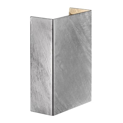 Applique murale extérieure adapté aux zones côtières  en acier galvanisé, FOLD NORDLUX