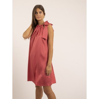 Robe Courte Satin Imune DONA LISA