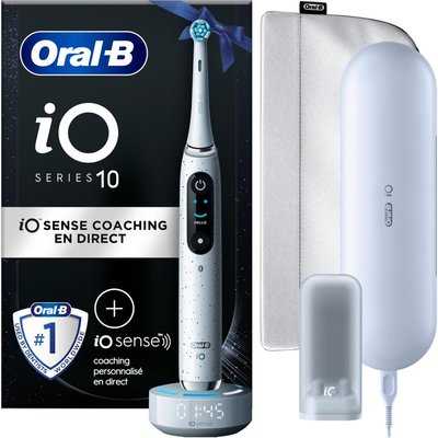 Brosse à dents électrique IO 10 Blanche edition cadeau ORAL B