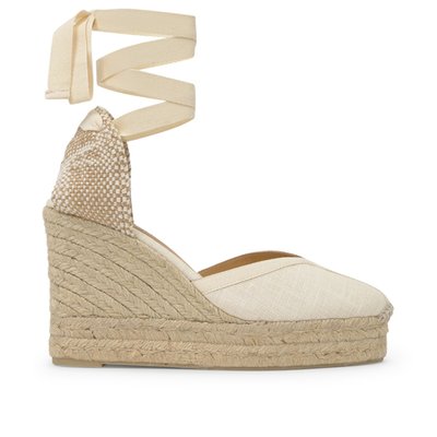 Espadrilles compensées en jute tressée CARMEN EXTRA PLATFORM CASTANER