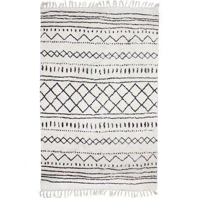 Tapis de salon en coton motifs ethniques   BERBERE ETHNO THE DECO FACTORY