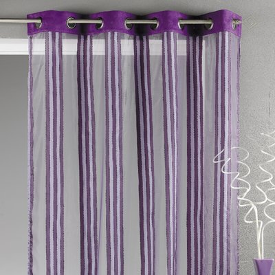 Voilage en Organza Rayures verticales HOME MAISON