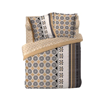 Housse de couette coton 6 pieces Geo-Janima EDEN