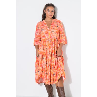 Robe midi, imprimé orchidée STUDIO UNTOLD