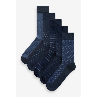 Chaussettes habillées à motif, lot de 5 NEXT