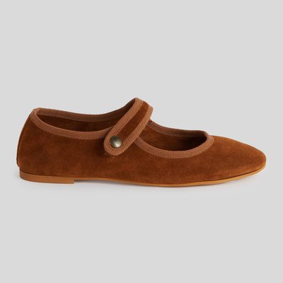 Ballerines en cuir MONOPRIX