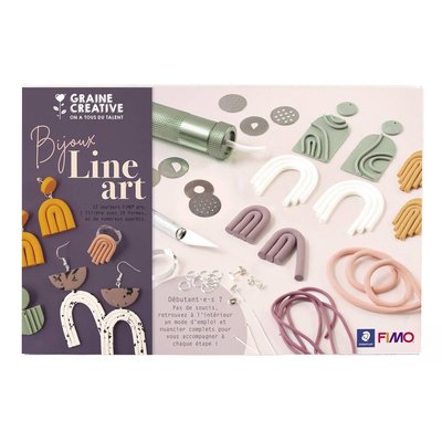 Coffret  Bijoux Line art FIMO