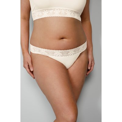 Strings en lot de 2, large base en dentelle ULLA POPKEN