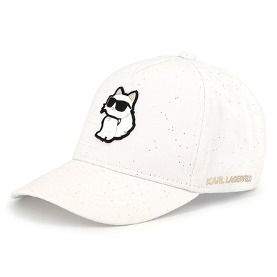 Casquette ajustable en coton KARL LAGERFELD KIDS