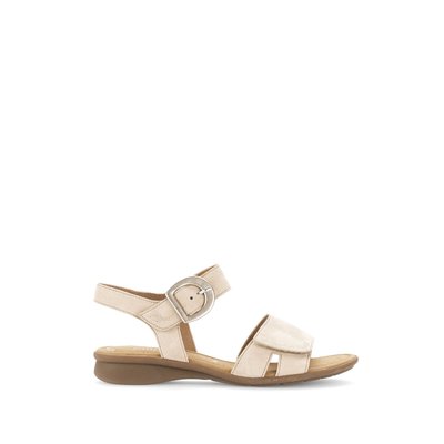 Sandales en cuir grainé à talon décroché GABOR
