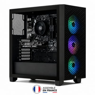 PC Gamer 3500D - AMD Ryzen 7 5700X - NVIDIA GeForce RTX 5060 - 16 Go RAM DDR5 - SSD 1 To - SANS OS CORSAIR