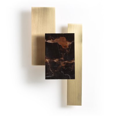 Wandleuchte Portson, Marmor und Messing AM.PM